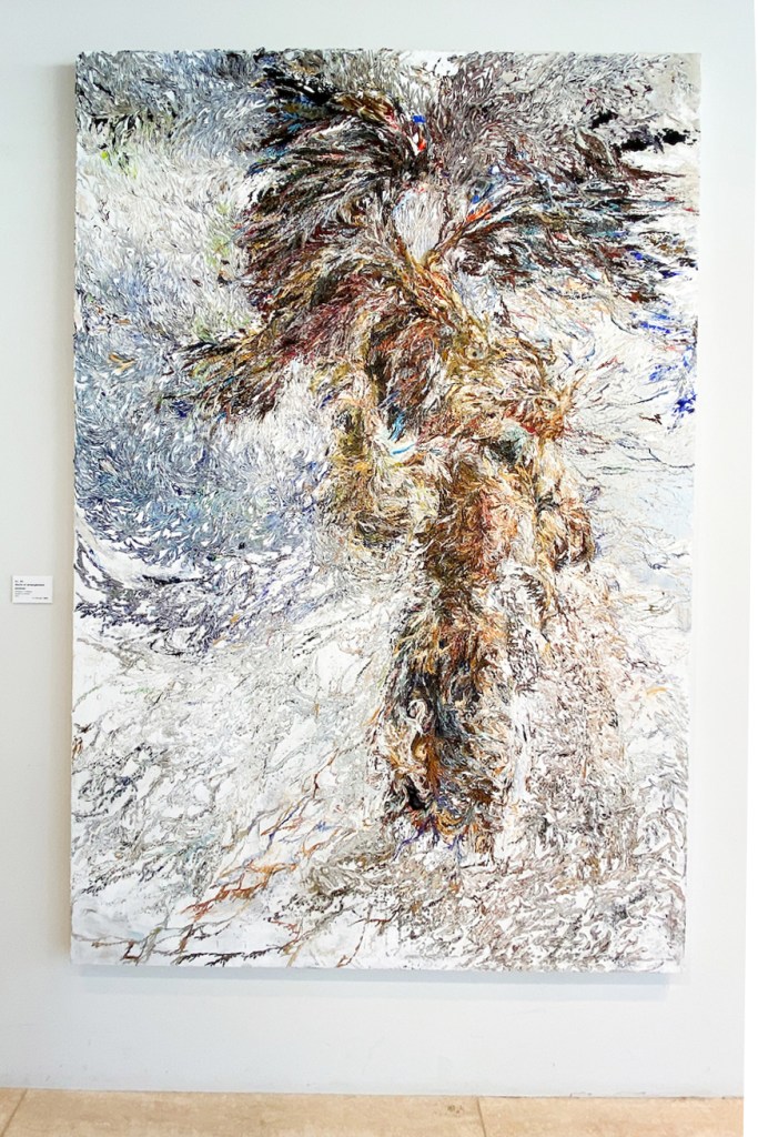 ≪world of entanglement birdman≫ /高山夏希 (2021) 「HUMANITY展」(Rikka Gallery) 筆者撮影