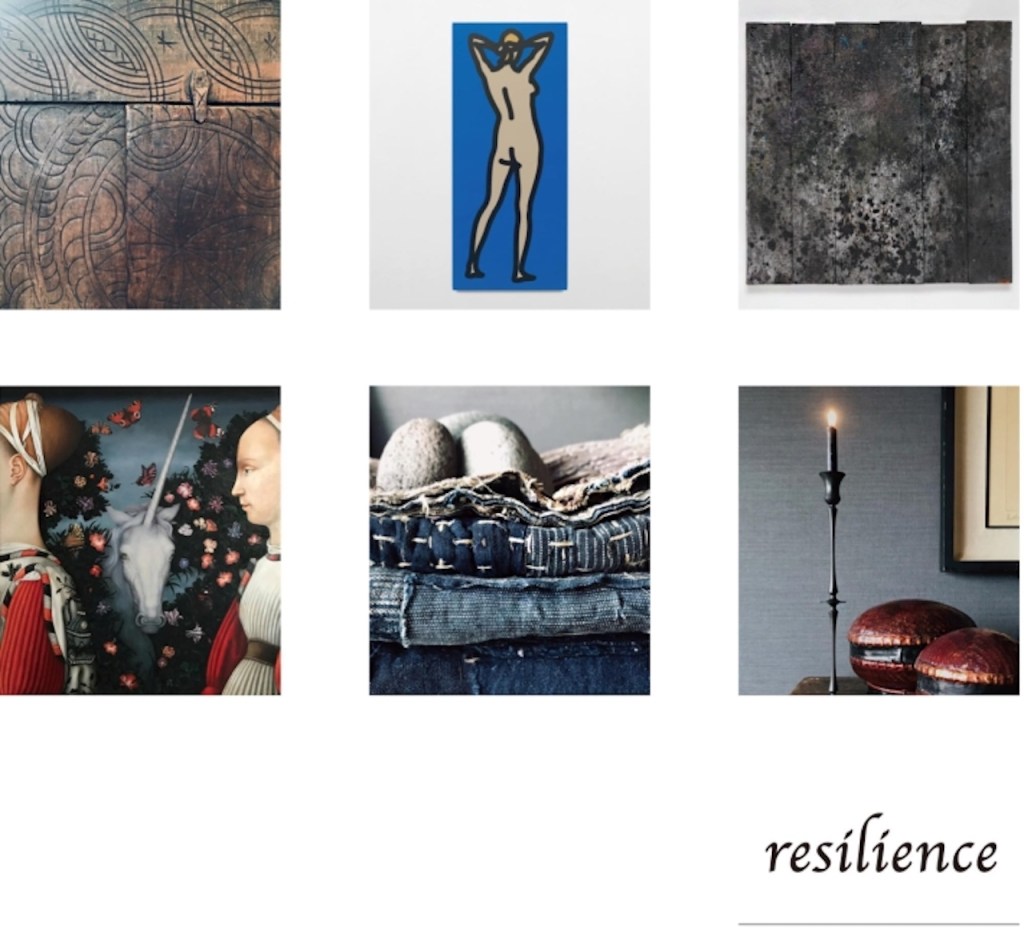 「resilience – Art, antique and objects curated by Kojiro Nagumo」展 MAHO KUBOTA GALLERY のキービジュアル 画像引用:https://www.mahokubota.com/
