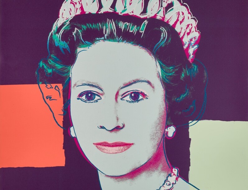 warhol エリザベス女王