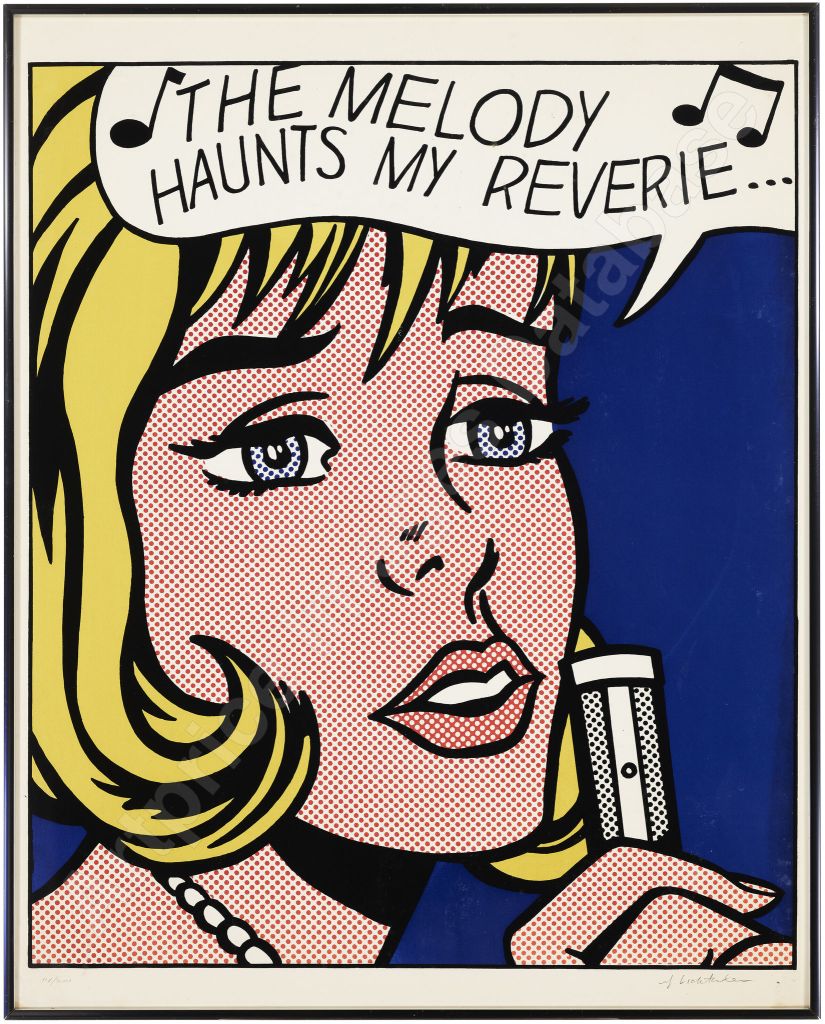 4)ロイ・リキテンスタイン《Reverie, from 11 Pop Artists, Volume II 》(1965)