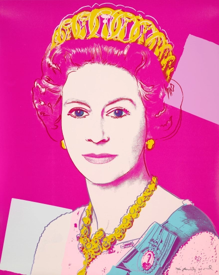 Andy Warhol《Queen Elizabeth II of the United Kingdom, from Reigning Queens (F. & S. 336)》(1985)