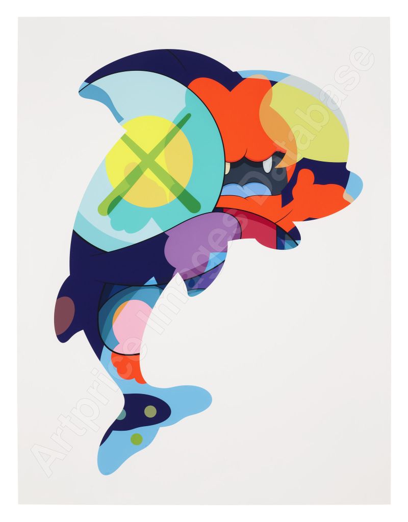 5)KAWS《PIRANHAS WHEN YOU'RE SLEEPING》(2017)