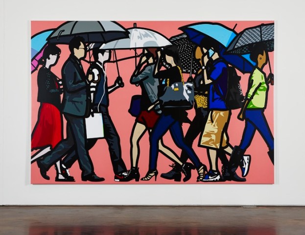 Walking in Sadang-dong in the rain. 2014
